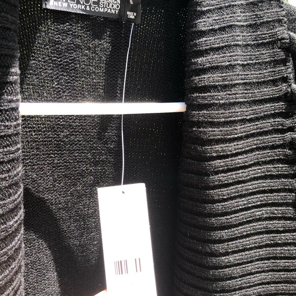 NWT New York and Company Fringe Cardigan Sweater - Picture 3 of 6